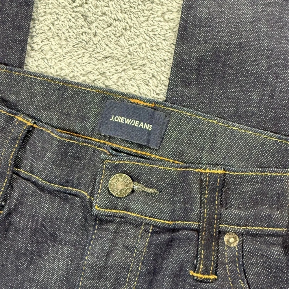 NWT J Crew 1040 Athletic KURABO Premium Japanese Fabric Jean Dark‎ Blue - 36x34